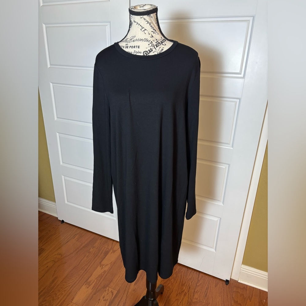 Eileen Fisher Long Sleeved Dress Large